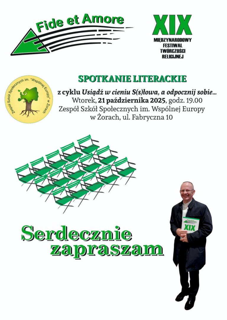 Zaproszenie na spotkanie literackie