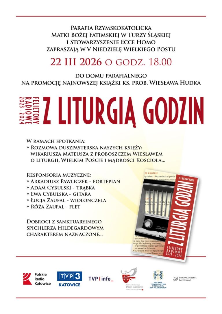 Promocja książki „Z Liturgią Godzin” – zaproszenie